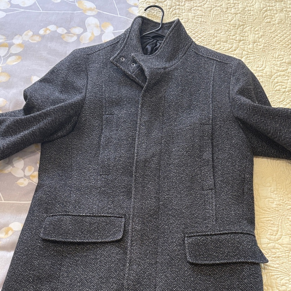 Men’s Gray Wool Coat